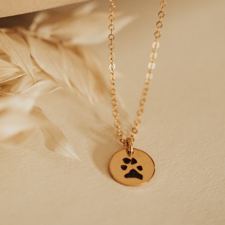 Paw Print Necklace-Mini