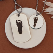 Footprint Men's Necklace