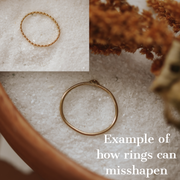 Eden Twisted Stacking Ring