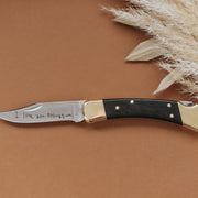 Customized BUCK Model 110 Hunter knife