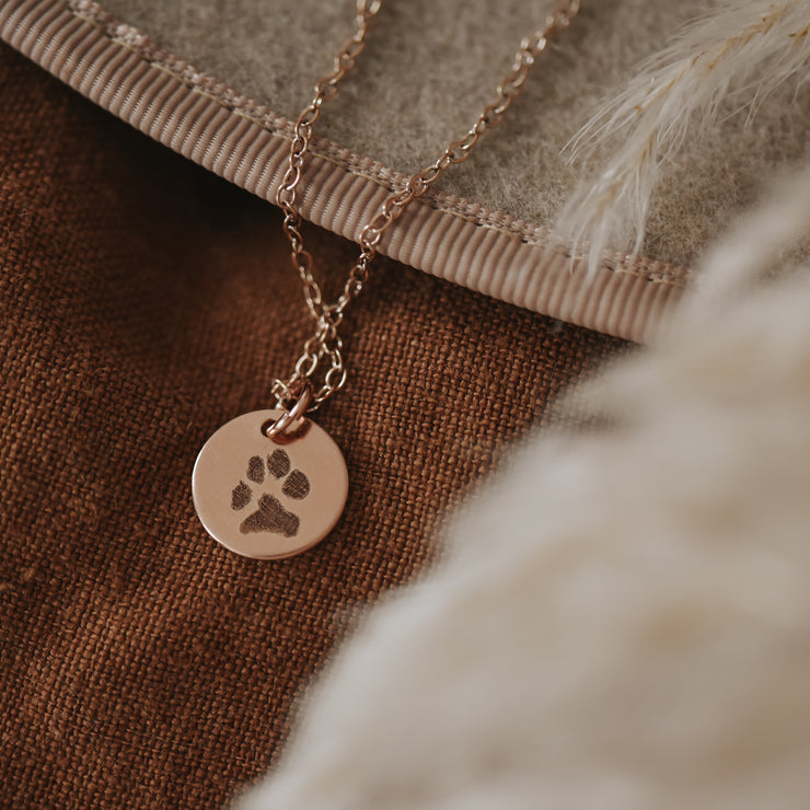 Gold Paw Print Necklace tiny Gold Paw Print Necklace Paw Print Charm-cat Dog  Lovers Jewelry pet Memorial Necklace pet Jewelry Dog Paw - Etsy